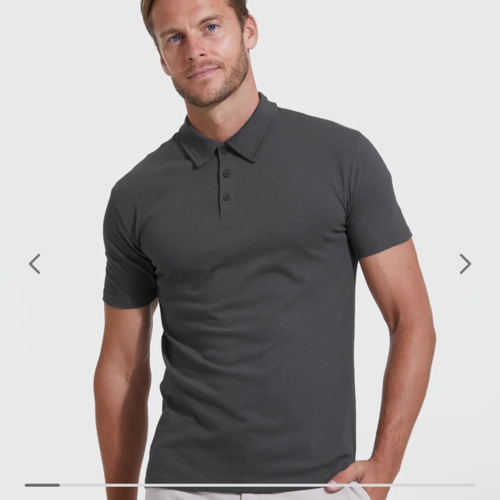 True Classic Charcoal Polo